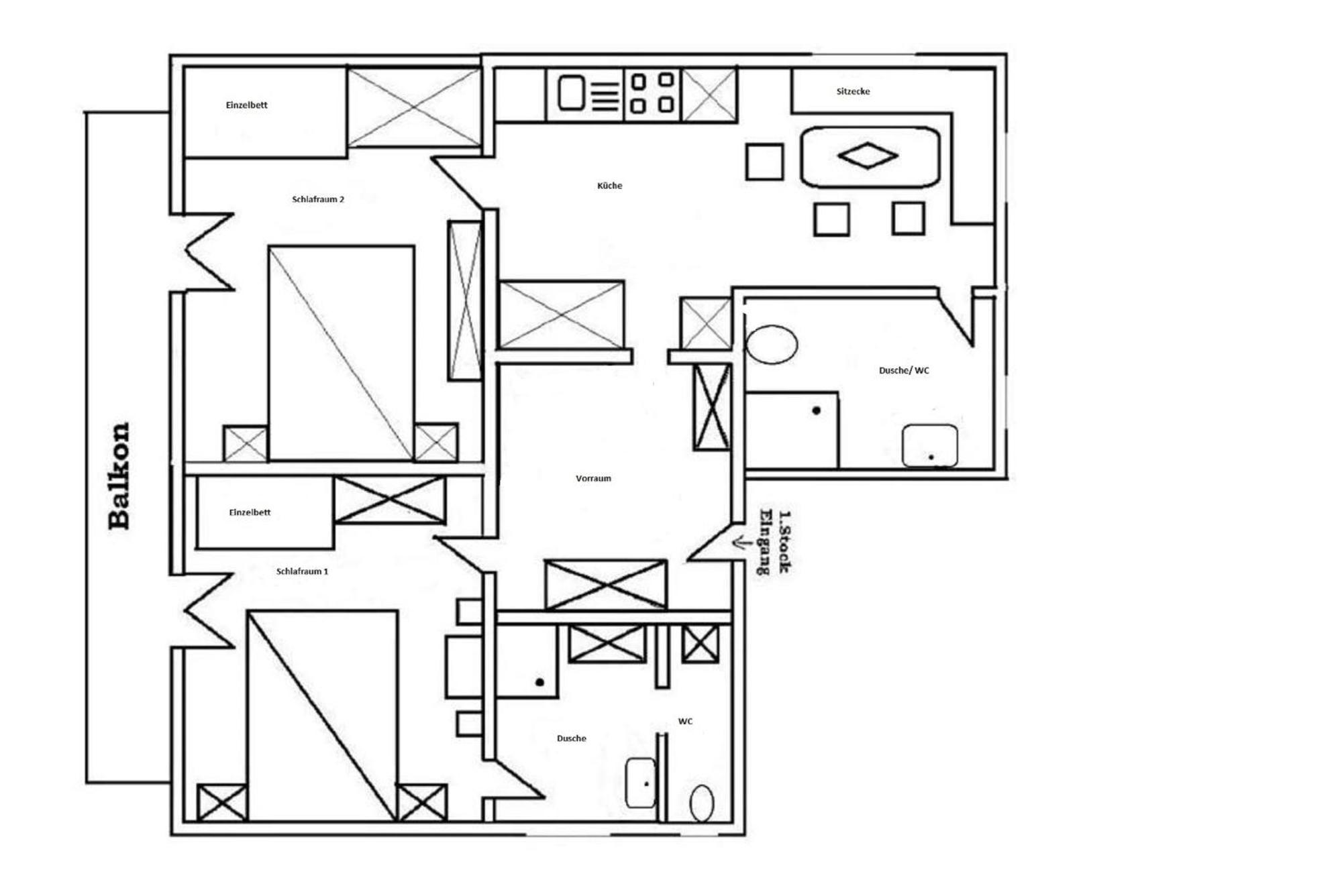 Haus Hubertusheim Lägenhet Schladming Exteriör bild